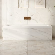Lysandra Gloss White Acrylic Drop in Bath